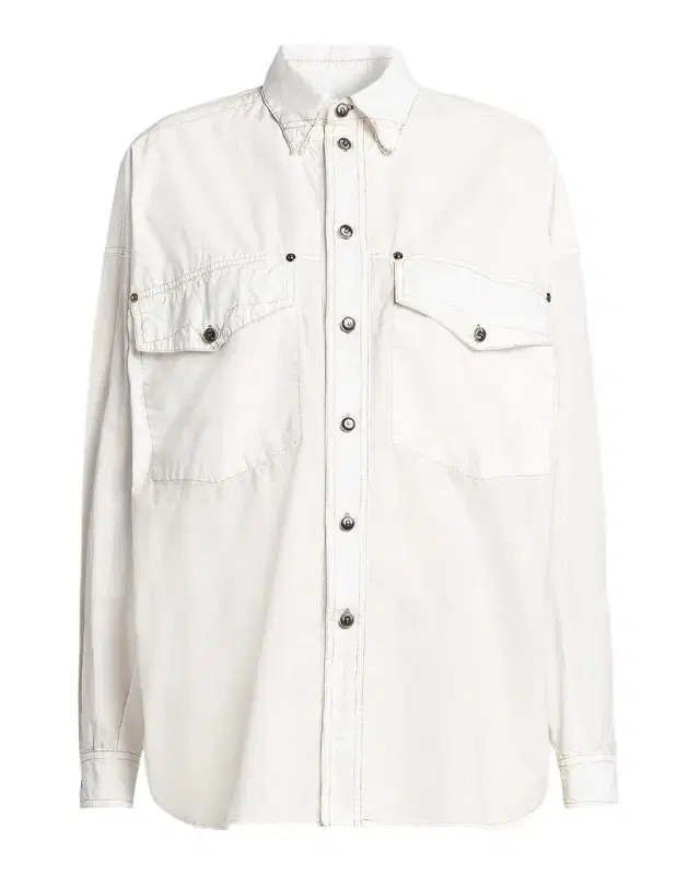 Versace Jeans Couture La Vacanza Cotton Poplin Utility Shirt