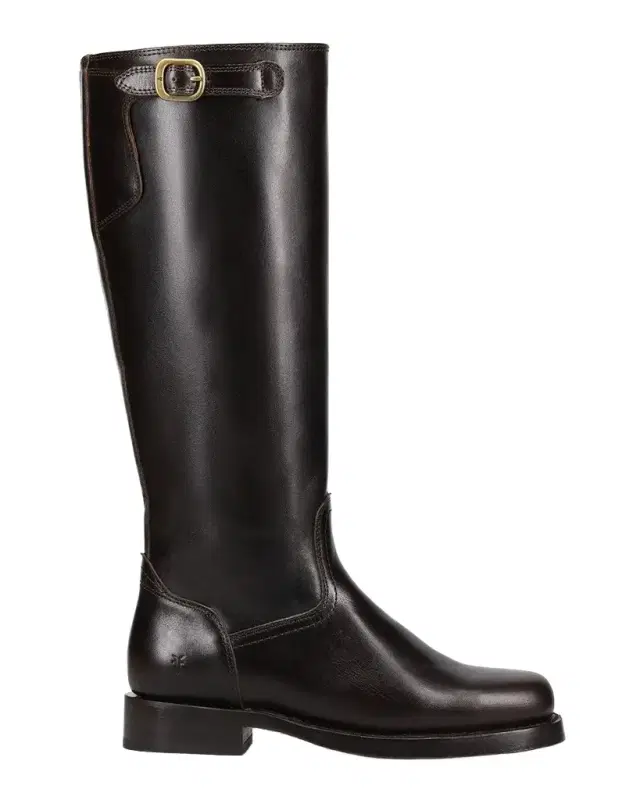 Frye Campus Leather Low Heel Tall Riding Boots