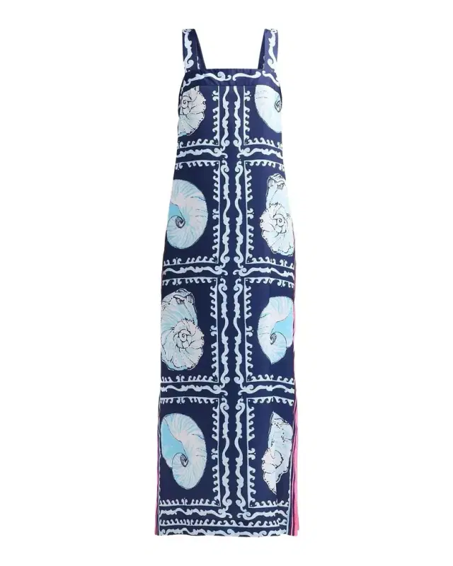 Lilly Pulitzer Casandra Seashell-Print Maxi Dress