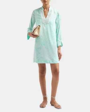 Lilly Pulitzer Irella Caftan Mini Dress | Thumbnail 2 Lilly Pulitzer Irella Caftan Mini Dress | Thumbnail 2