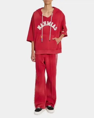 Nahmias Men's Daydreaming Graphic Cotton Crop Hoodie | Thumbnail 2