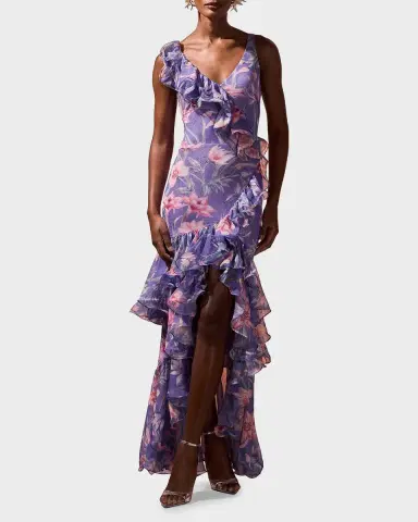 PatBo Amaryllis Floral Frill Gown | Thumbnail 2 PatBo Amaryllis Floral Frill Gown | Thumbnail 2