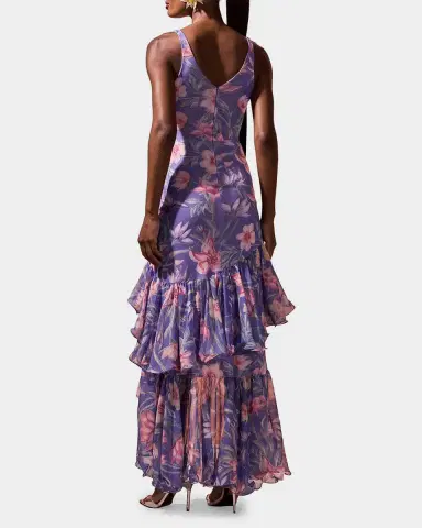PatBo Amaryllis Floral Frill Gown | Thumbnail 3 PatBo Amaryllis Floral Frill Gown | Thumbnail 3