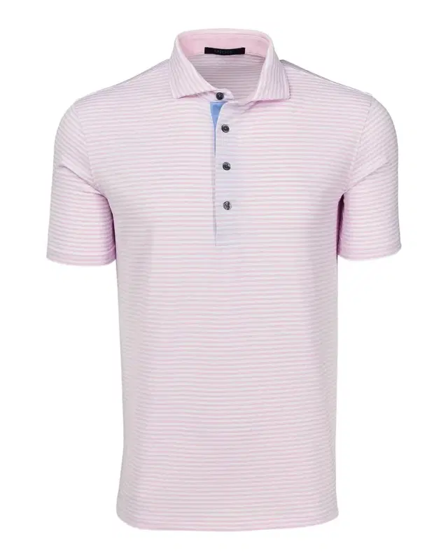 Greyson Men 's Quogue Striped Polo Shirt