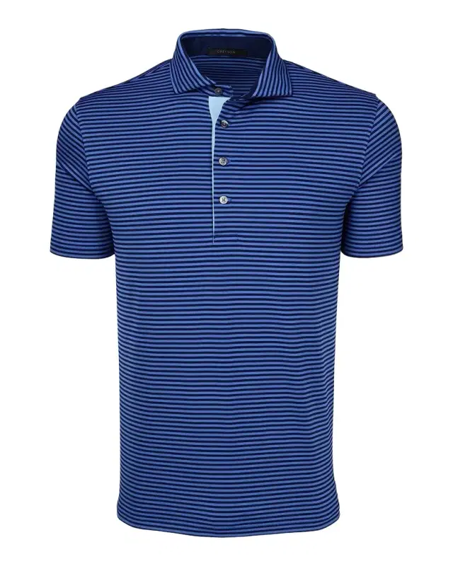 Greyson Men 's Quogue Striped Polo Shirt