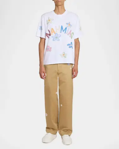 Nahmias Men's Daydreaming Super Bloom Boxy T-Shirt | Thumbnail 2 Nahmias Men's Daydreaming Super Bloom Boxy T-Shirt | Thumbnail 2