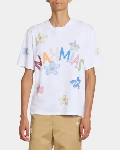 Nahmias Men's Daydreaming Super Bloom Boxy T-Shirt | Thumbnail 4 Nahmias Men's Daydreaming Super Bloom Boxy T-Shirt | Thumbnail 4