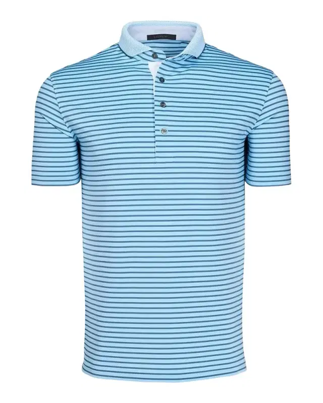 Greyson Men 's Macabee Striped Polo Shirt
