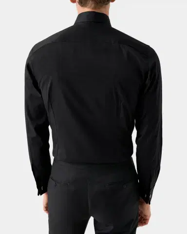 Eton Men 's Cotton Plissé Slim-Fit Tuxedo Shirt | Thumbnail 2 Eton Men 's Cotton Plissé Slim-Fit Tuxedo Shirt | Thumbnail 2