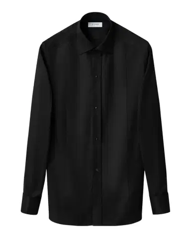 Eton Men 's Cotton Plissé Slim-Fit Tuxedo Shirt | Thumbnail 1 Eton Men 's Cotton Plissé Slim-Fit Tuxedo Shirt | Thumbnail 1