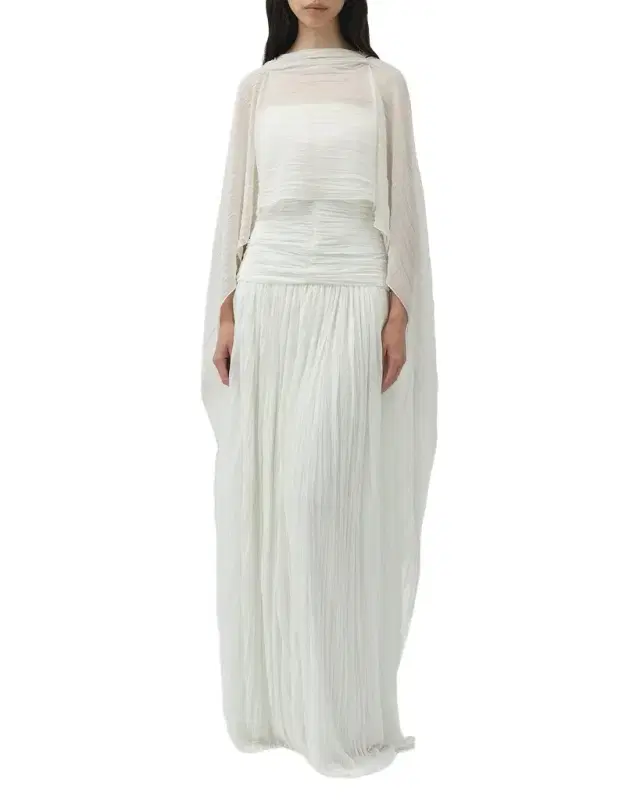 SIMKHAI Genoa Sheer Jersey Cape