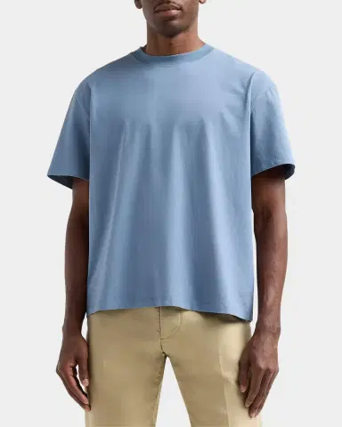 Nahmias Men's Daydreaming Logo-Appliqué Cotton Boxy T-Shirt | Thumbnail 4 Nahmias Men's Daydreaming Logo-Appliqué Cotton Boxy T-Shirt | Thumbnail 4