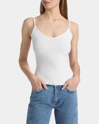 L'Agence Lunara Rib-Knit Tank | Thumbnail 4 L'Agence Lunara Rib-Knit Tank | Thumbnail 4