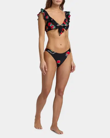 Milly Pomodoro Ruffle Bikini Top | Thumbnail 2 Milly Pomodoro Ruffle Bikini Top | Thumbnail 2