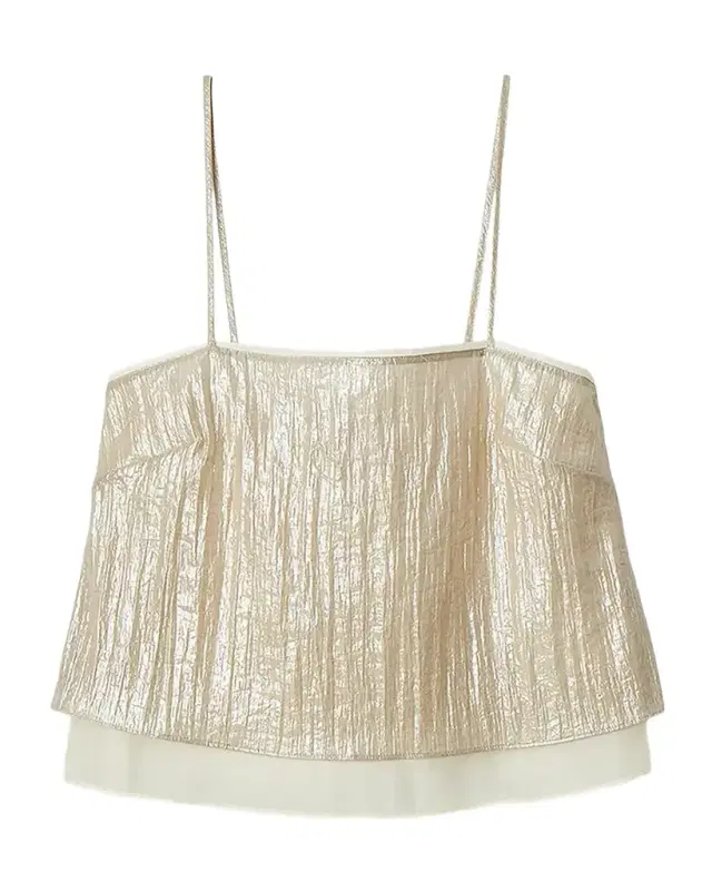 Rag & Bone Suki Layered Metallic Top