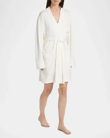 Polo Ralph Lauren Waffle-Knit Cotton-Blend Belted Robe | Thumbnail 2 Polo Ralph Lauren Waffle-Knit Cotton-Blend Belted Robe | Thumbnail 2