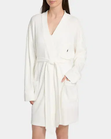 Polo Ralph Lauren Waffle-Knit Cotton-Blend Belted Robe | Thumbnail 4 Polo Ralph Lauren Waffle-Knit Cotton-Blend Belted Robe | Thumbnail 4
