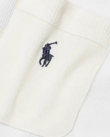 Polo Ralph Lauren Waffle-Knit Cotton-Blend Belted Robe | Thumbnail 6 Polo Ralph Lauren Waffle-Knit Cotton-Blend Belted Robe | Thumbnail 6