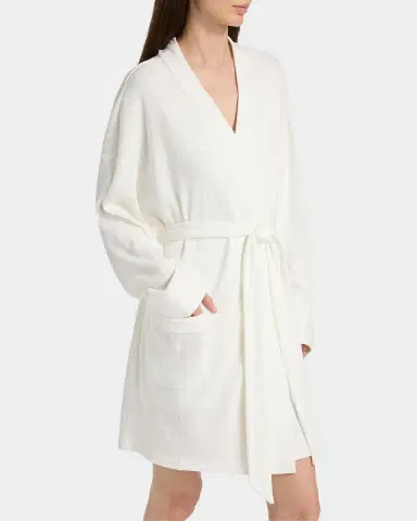 Polo Ralph Lauren Waffle-Knit Cotton-Blend Belted Robe | Thumbnail 7 Polo Ralph Lauren Waffle-Knit Cotton-Blend Belted Robe | Thumbnail 7