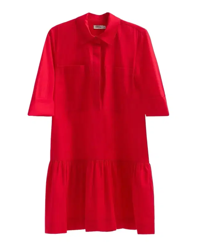 Criss Cotton-Blend Mini Shirtdress