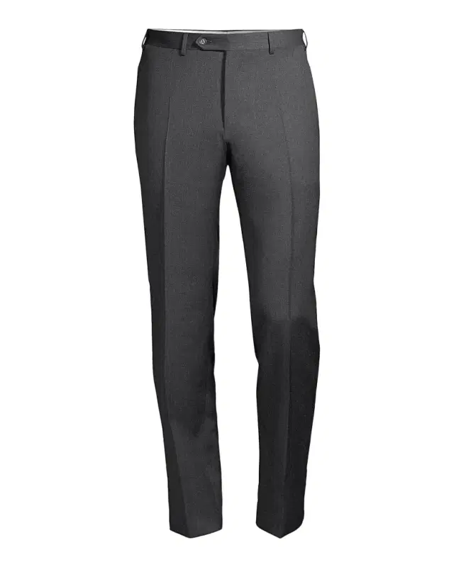 Canali Men 's Pleated Wool Trousers