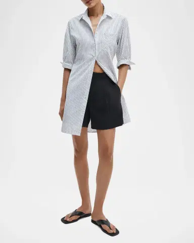 rag & bone Lucia Striped Poplin Mini Shirtdress | Thumbnail 2