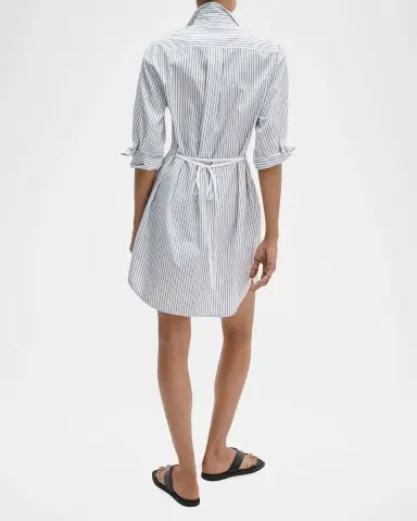 rag & bone Lucia Striped Poplin Mini Shirtdress | Thumbnail 3