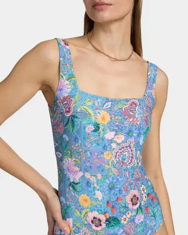 Johnny Was Lilliana Lanthe Reversible Floral One-Piece Swimsuit | Thumbnail 5