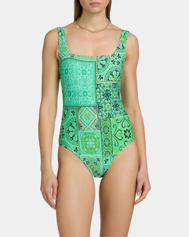 Johnny Was Lilliana Lanthe Reversible Floral One-Piece Swimsuit | Thumbnail 7
