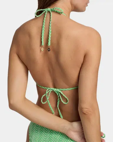 Milly Verde Chevron Bikini Top | Thumbnail 5 Milly Verde Chevron Bikini Top | Thumbnail 5