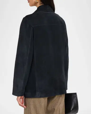 Nili Lotan Cirque Suede Jacket | Thumbnail 3 Nili Lotan Cirque Suede Jacket | Thumbnail 3