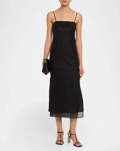 rag & bone Suki Sleeveless Crinkled Organza Midi Slip Dress | Thumbnail 2 rag & bone Suki Sleeveless Crinkled Organza Midi Slip Dress | Thumbnail 2