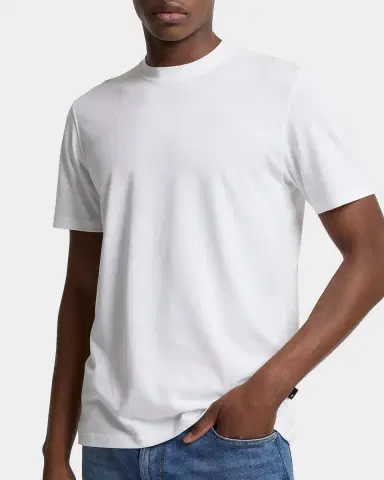 7 For All Mankind Men's Crewneck Cotton-Blend T-Shirt | Thumbnail 3 7 For All Mankind Men's Crewneck Cotton-Blend T-Shirt | Thumbnail 3