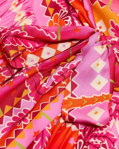 Johnny Was Zahara Tropical Crop Palazzo Pants | Thumbnail 6 Johnny Was Zahara Tropical Crop Palazzo Pants | Thumbnail 6