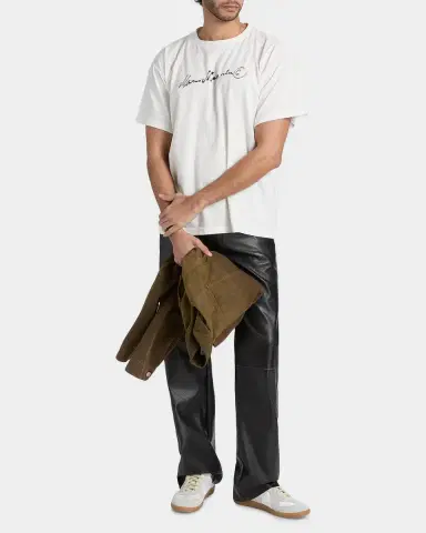 Maison Margiela Men 's Logo Cotton T-Shirt | Thumbnail 2