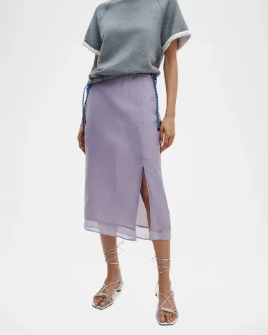 rag & bone Suki Layered Organza Midi Skirt | Thumbnail 4 rag & bone Suki Layered Organza Midi Skirt | Thumbnail 4