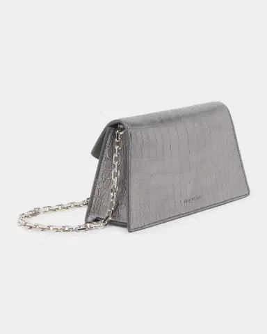 Alexander McQueen Skull Mini Croc-Embossed Leather Shoulder Bag | Thumbnail 2 Alexander McQueen Skull Mini Croc-Embossed Leather Shoulder Bag | Thumbnail 2
