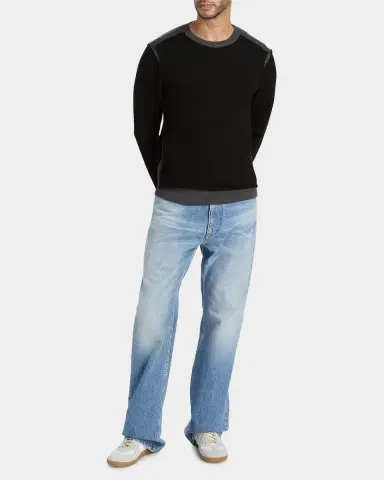Maison Margiela Men's Crewneck Wool Sweater | Thumbnail 2 Maison Margiela Men's Crewneck Wool Sweater | Thumbnail 2