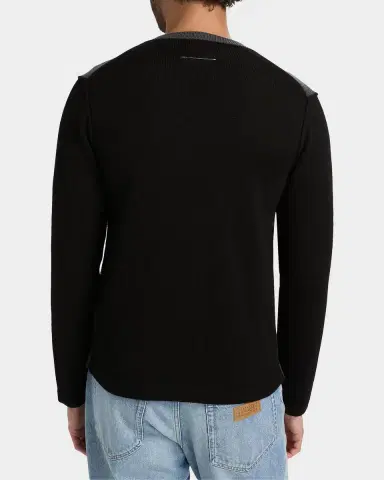 Maison Margiela Men's Crewneck Wool Sweater | Thumbnail 3 Maison Margiela Men's Crewneck Wool Sweater | Thumbnail 3