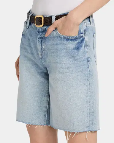 L'Agence Elise Denim Bermuda Shorts | Thumbnail 7 L'Agence Elise Denim Bermuda Shorts | Thumbnail 7