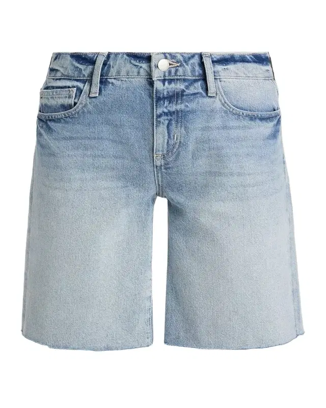 Elise Denim Bermuda Shorts