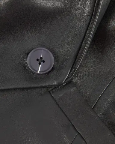 Undra Celeste Vintage Double-Breasted Leather Blazer | Thumbnail 5 Undra Celeste Vintage Double-Breasted Leather Blazer | Thumbnail 5