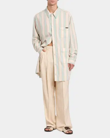 Dolce & Gabbana Men's Tela Striped Shirt | Thumbnail 2