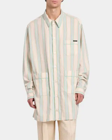 Dolce & Gabbana Men's Tela Striped Shirt | Thumbnail 3