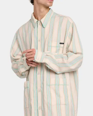 Dolce & Gabbana Men's Tela Striped Shirt | Thumbnail 4