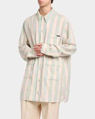 Dolce & Gabbana Men's Tela Striped Shirt | Thumbnail 5