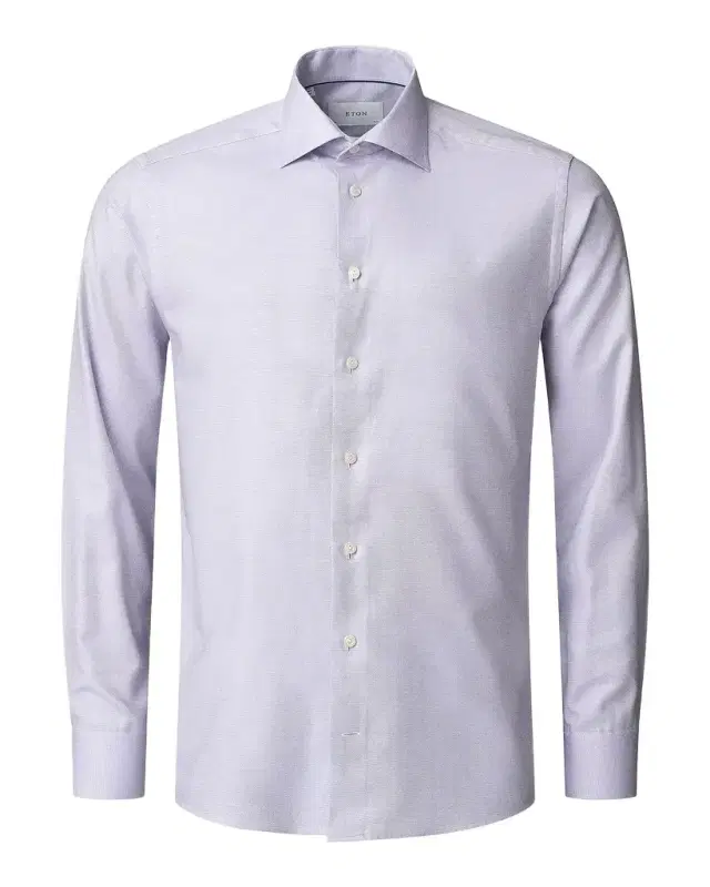 Eton Men 's Contemporary-Fit Textured Twill Shirt
