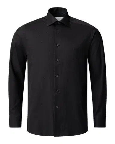 Eton Men's Contemporary-Fit Cotton-Silk Shirt | Thumbnail 1 Eton Men's Contemporary-Fit Cotton-Silk Shirt | Thumbnail 1