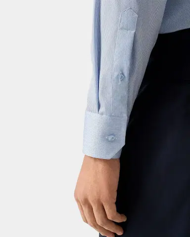 Eton Men's Striped Twill Contemporary-Fit Shirt | Thumbnail 7 Eton Men's Striped Twill Contemporary-Fit Shirt | Thumbnail 7