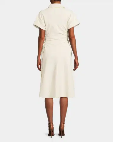 Undra Celeste Loki Lace-Up Polo Midi-Dress | Thumbnail 3